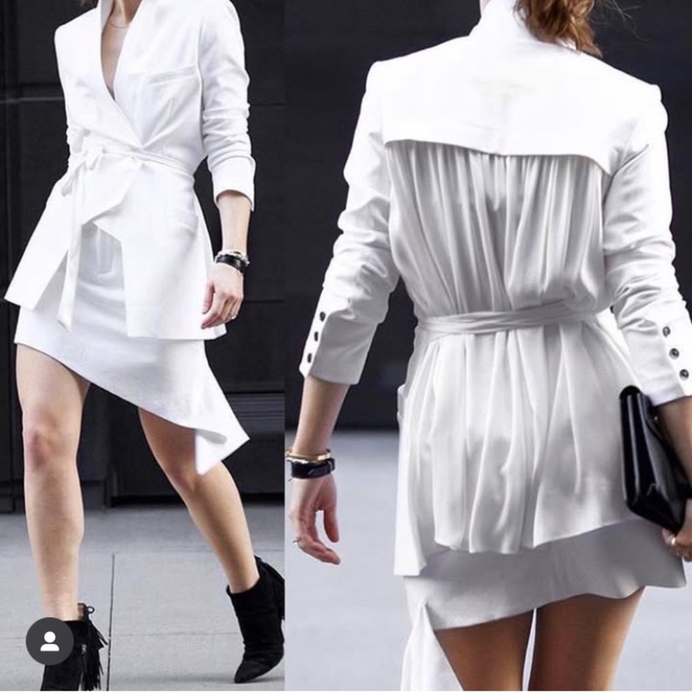 Marissa Webb White Brunella Blazer Jacket